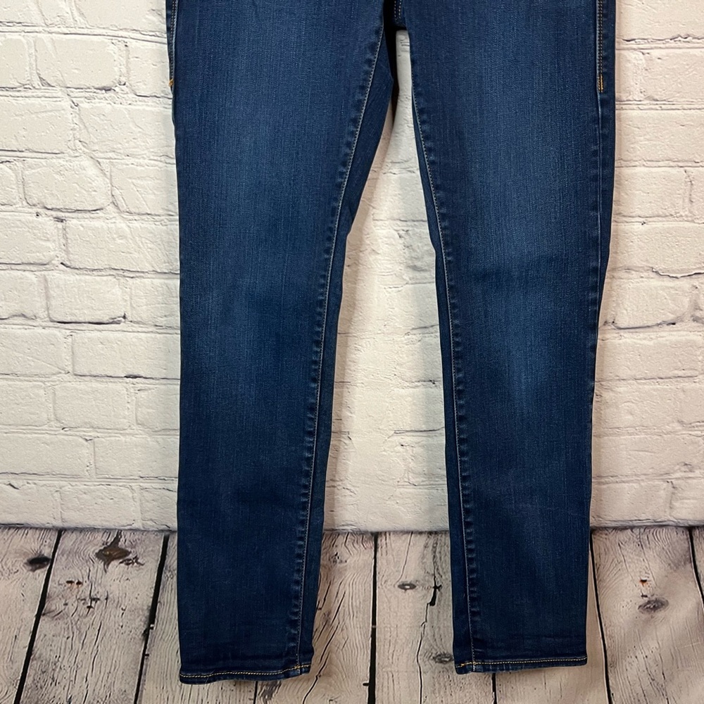 Rock & Republic Berlin Skinny Blue Dark Wash Stretch Denim Jeans Mid Rise SZ 6 - Picture 4 of 9